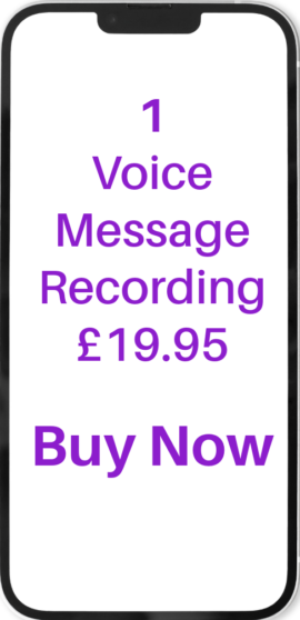 Voicemail Recording x 1